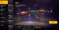 The AK47 has great damage stats in the game (Image via Garena)